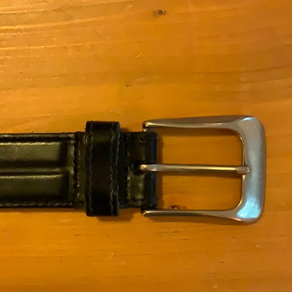 Cole Haan Men’s Black Leather Belt